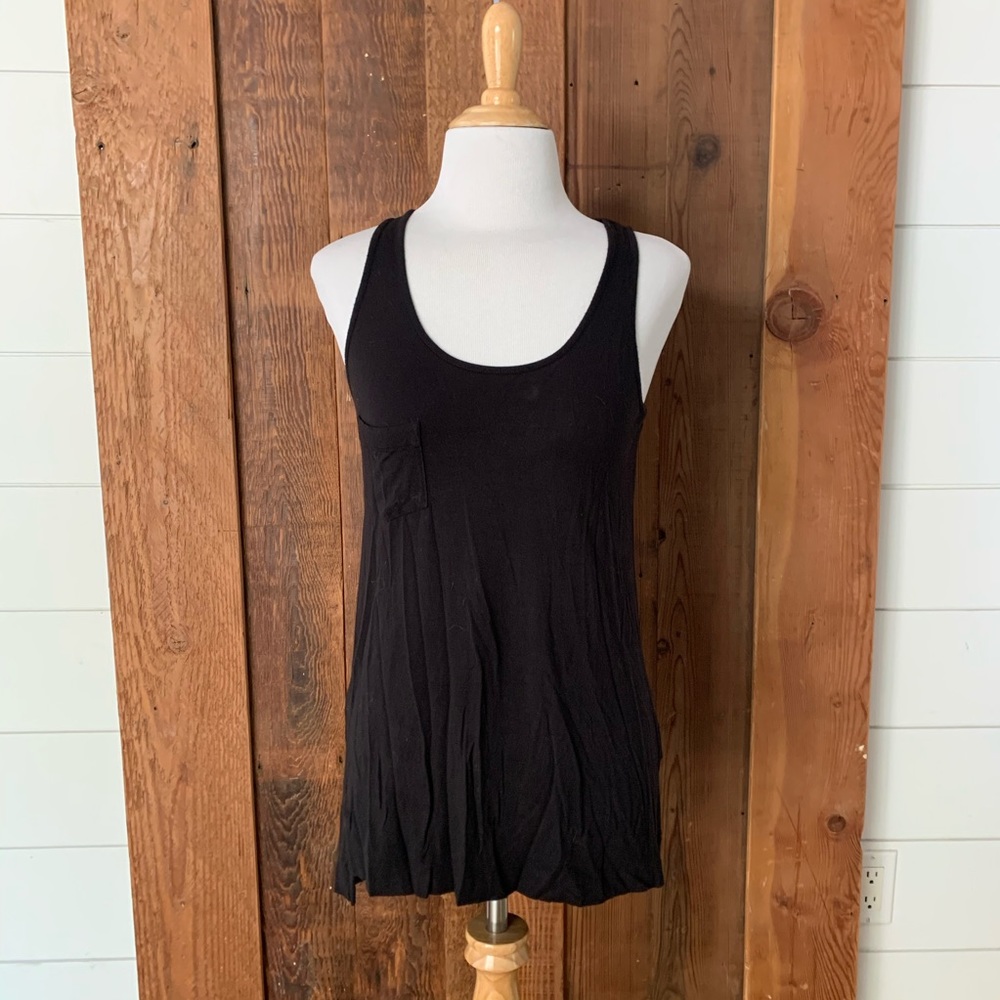 THEORY Black Knit Tank Top Super Soft Size S